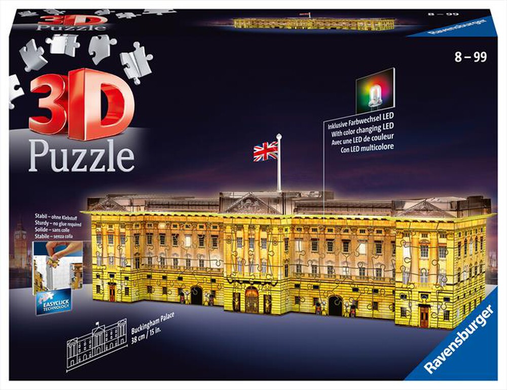 "RAVENSBURGER - RAVENSBURGER 3D PUZZLE NIGHT EDITION BUCKINGHAM PA"