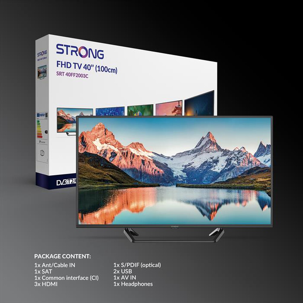 Immagine del prodotto STRONG - TV LED FHD 40" SRT40FF2003C-nero
