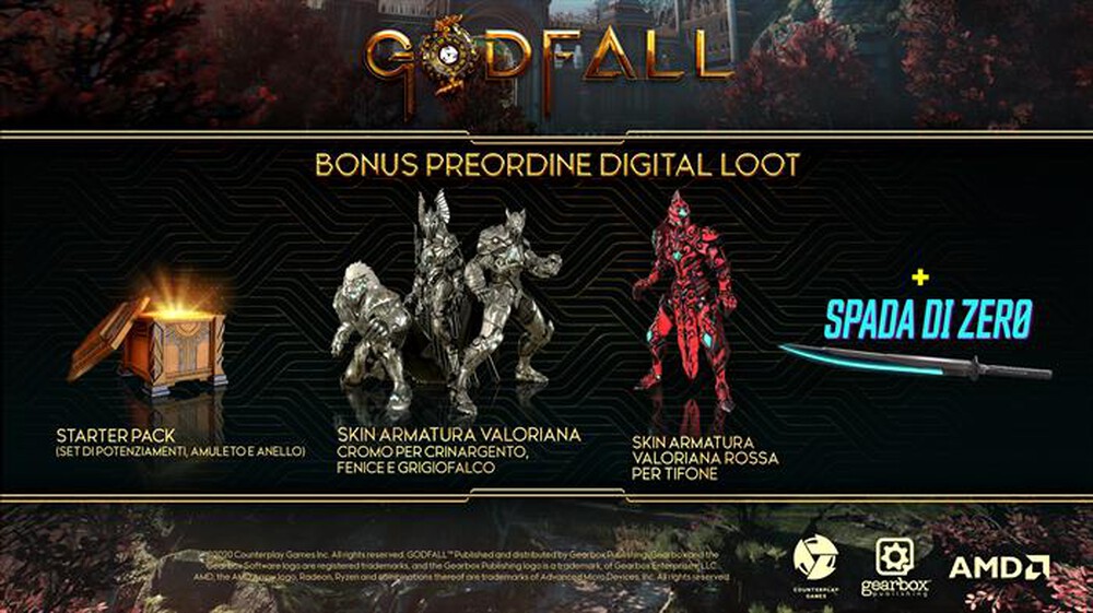 "GEARBOX PUBLISHING - GODFALL - PS5"