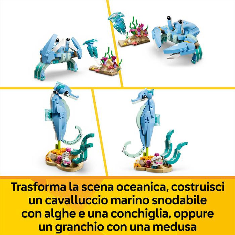 Immagine del prodotto LEGO - CREATORE 3IN1 Animali marini: delfini - 31385-Multicolore