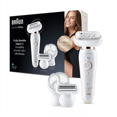 BRAUN - Silk-épil 9 Flex 9-030-Bianco/Oro