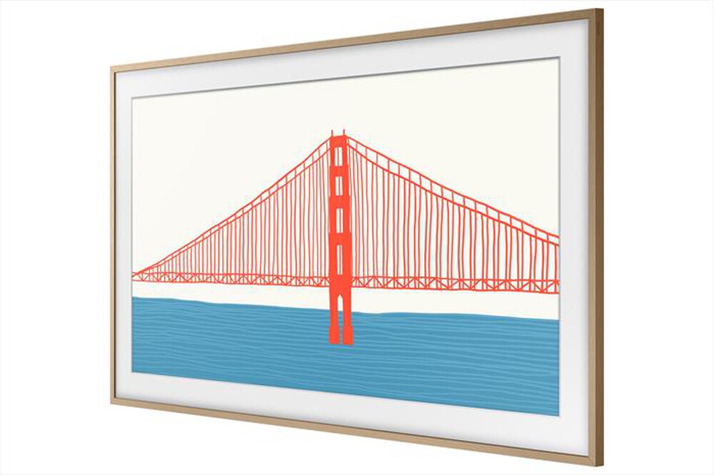 "SAMSUNG - Cornice The Frame VG-SCFA85TKBXC-Teak Modern"