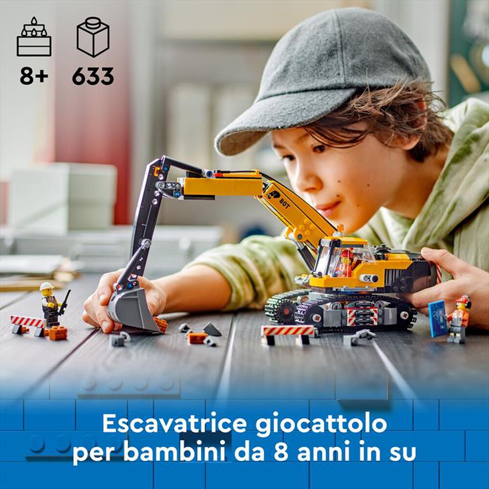 Immagine del prodotto LEGO - CITY BIG VEHICLES Escavatore cantiere giallo 60420