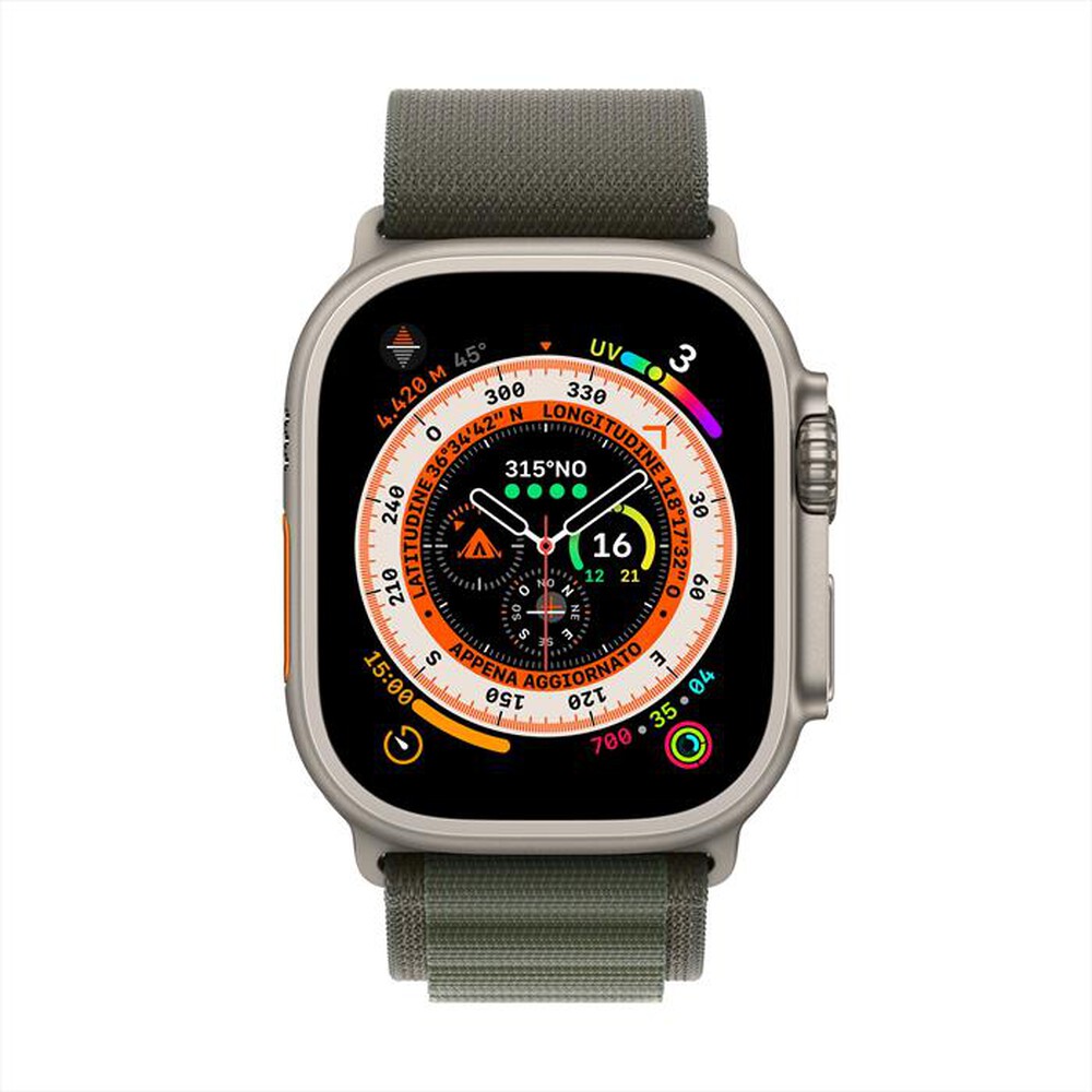 "APPLE - Watch Ultra GPS + Cellular 49mm Small-Alpine Verde"