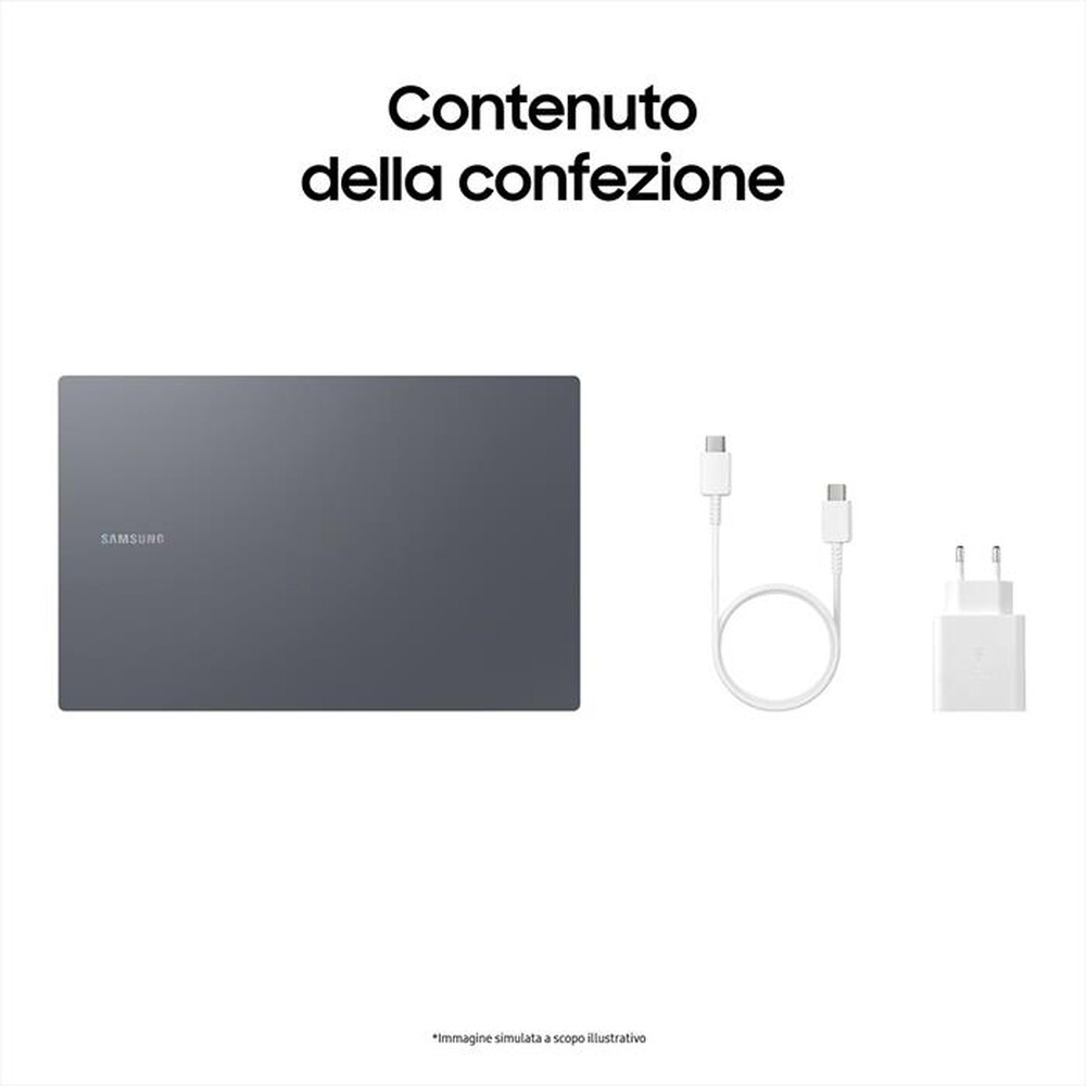 "SAMSUNG - Notebook GALAXY BOOK4 Core i7-Gray"