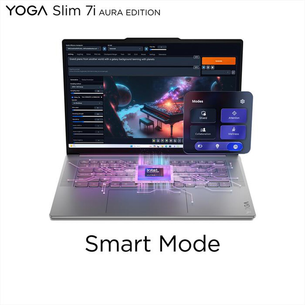 "LENOVO - Notebook Yoga Slim 7 15ILL9 Intel Core Ultra 7 S2"
