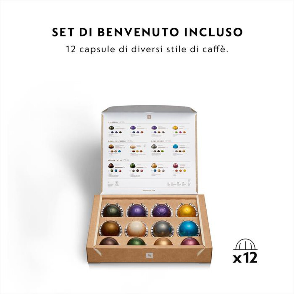 "KRUPS - Macchina da caffè VERTUO POP XN9205K Nespresso-RED"
