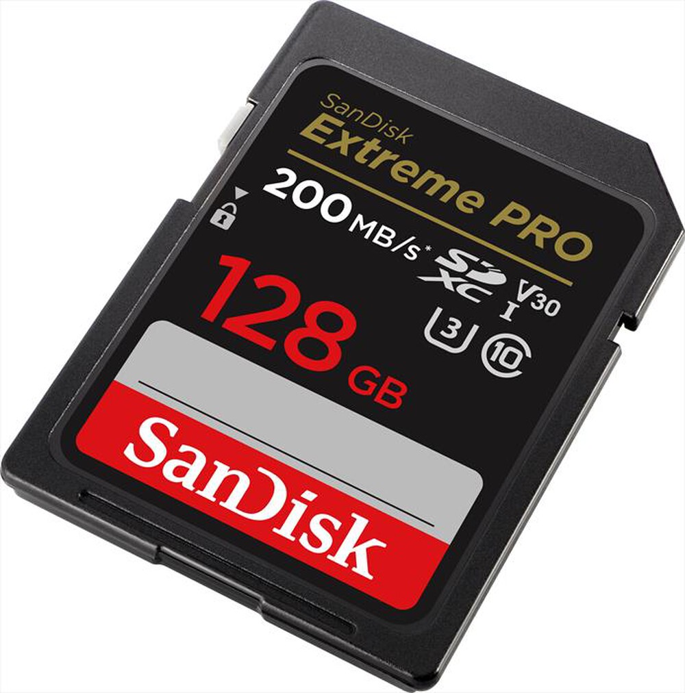 "SANDISK - Supporto SD EXTREME PRO V30 U3 128GB"