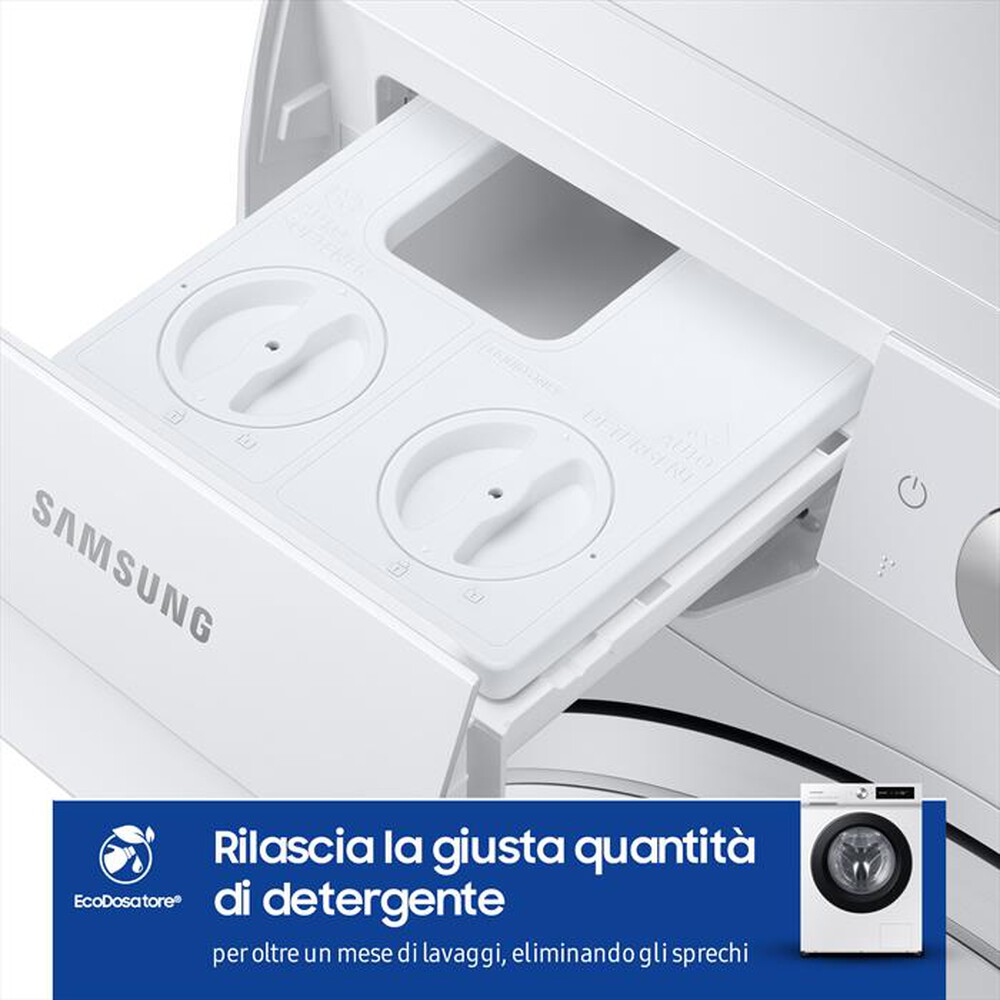 "SAMSUNG - Lavatrice WW11BB534DAWS3 11Kg Classe A-bianco oblò black"