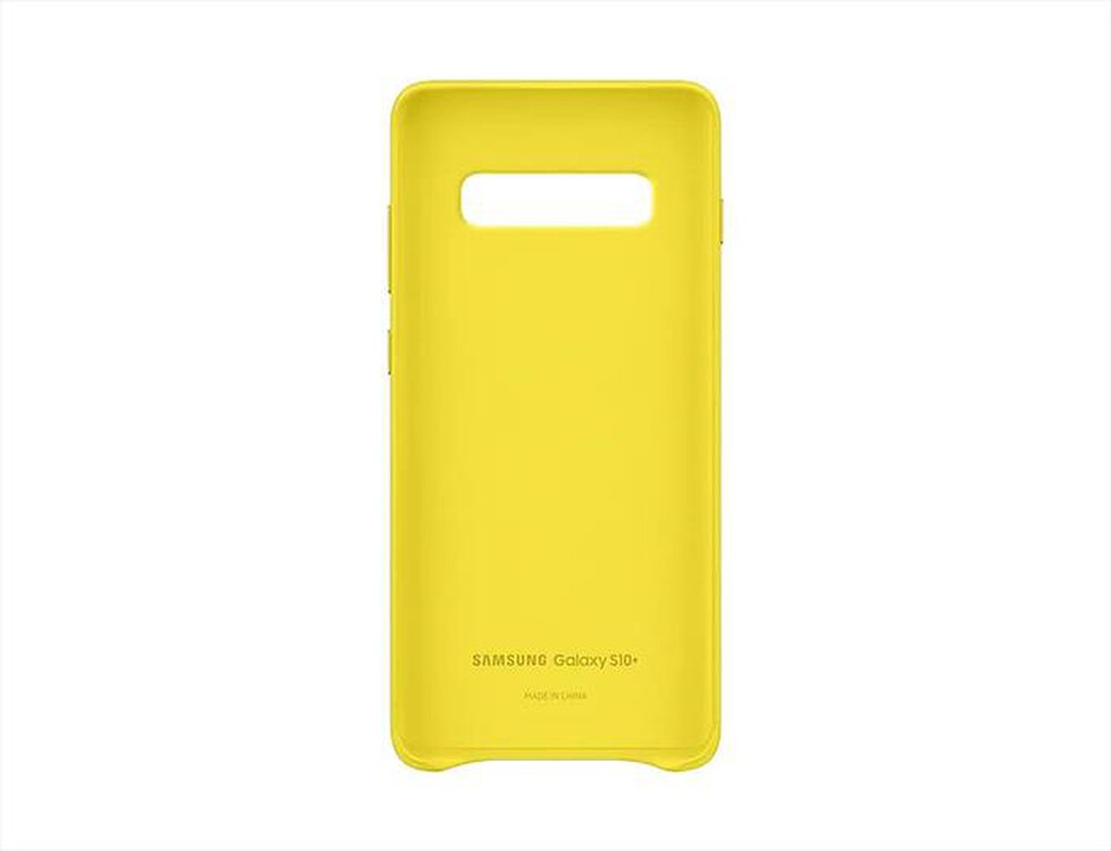 "SAMSUNG - LEATHER COVER GALAXY S10+-GIALLO"