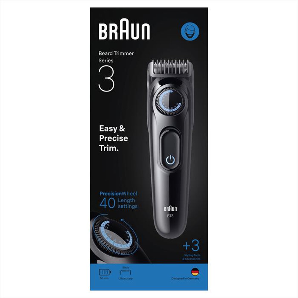 "BRAUN - Regolabarba BT 3520-NERO"