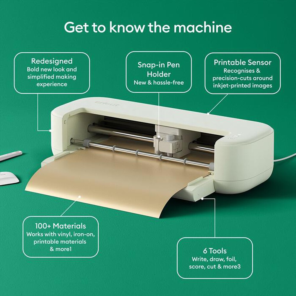 Immagine del prodotto CRICUT - Macchina da taglio EXPLORE 5 CREAM EMEA