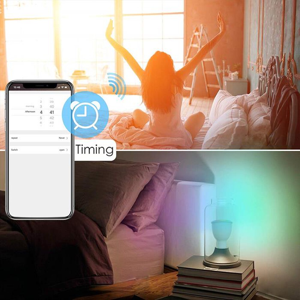 Immagine del prodotto WOOX - SMART LED SPOTLIGHT GU10, RGBW, 4.5W, 2700K-Bianco