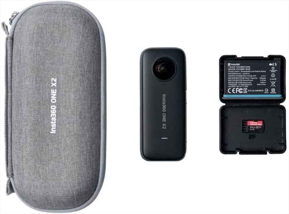 "INSTA360 - CUSTODIA PER INSTA ONE X2-grigio"