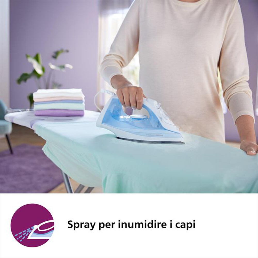 Immagine del prodotto PHILIPS - Ferro da stiro a vapore EASYSPEED GC1740/20-Azzurro