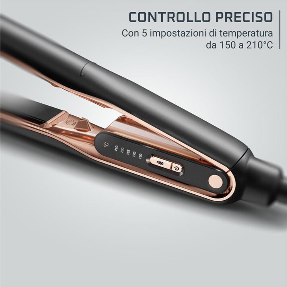 "ROWENTA - Piastra per capelli SF8120F0-Nero e rame"