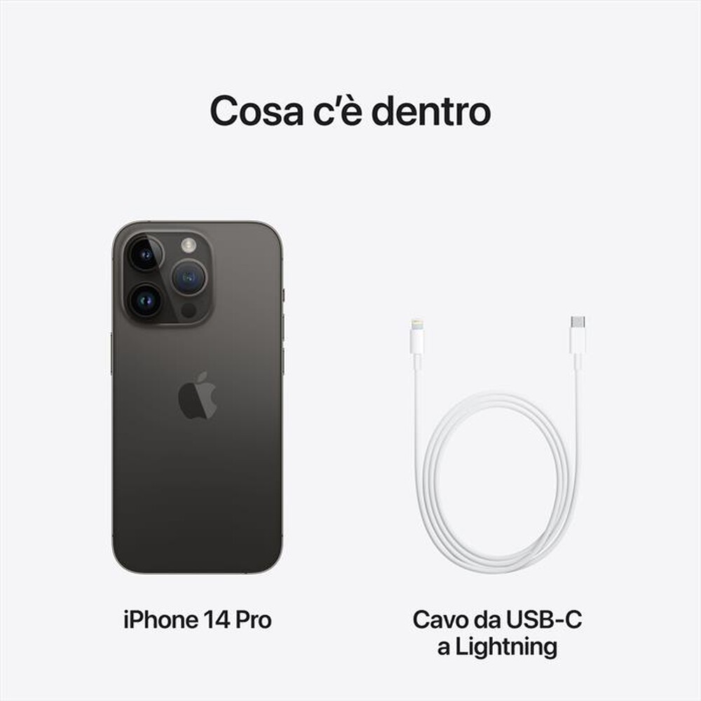 "APPLE - iPhone 14 Pro 128GB-Nero Siderale"