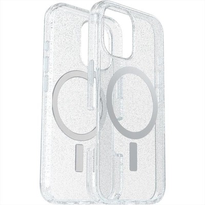 OTTERBOX - SYMMETRY CLEAR MAGSAFE CUSTODIA APPLE IPHONE 16-Trasparente/Glitter