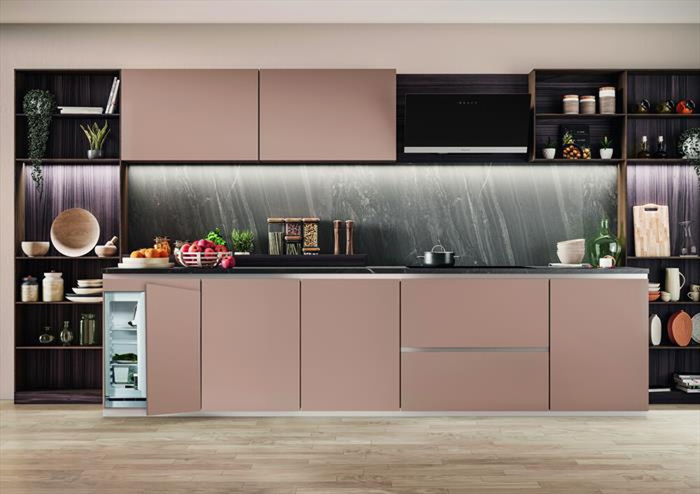 "HOTPOINT ARISTON - Frigorifero sotto-tavolo HABUL011 Classe E 144 lt-Acciaio"
