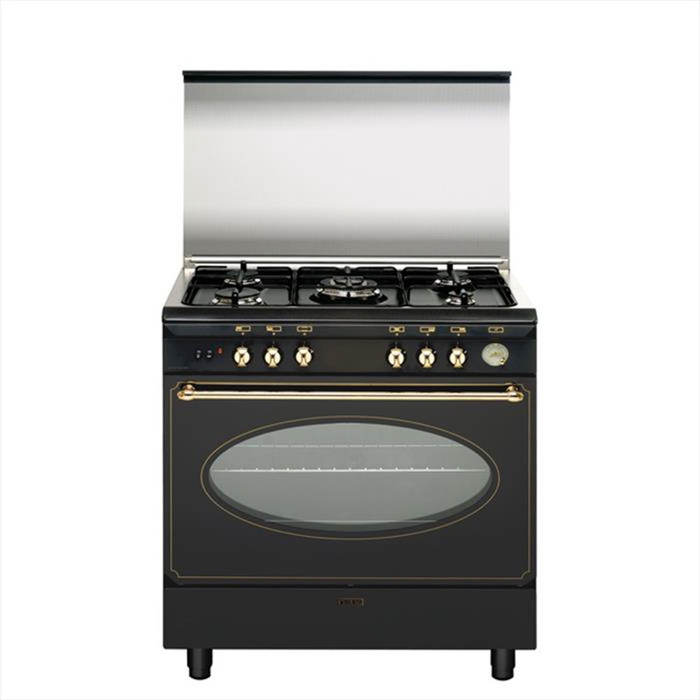 Immagine del prodotto GLEM GAS - Cucina a gas UA85TR3 Classe A-Nero rustico