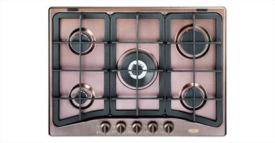 DE LONGHI - Piano cottura a gas ROF 57 PRO 5 fuochi 68cm-ramato