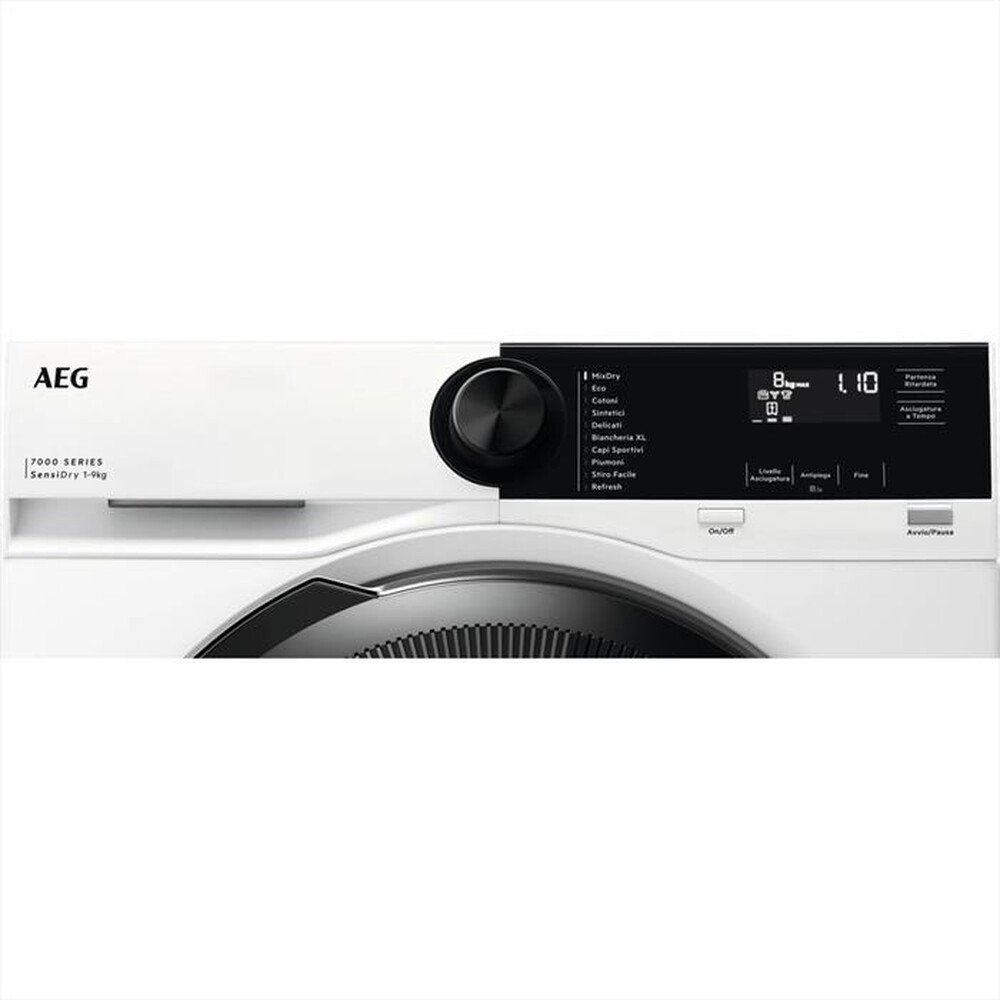 Immagine del prodotto AEG - Asciugatrice TR7HE9C 9 Kg Classe C-Bianco