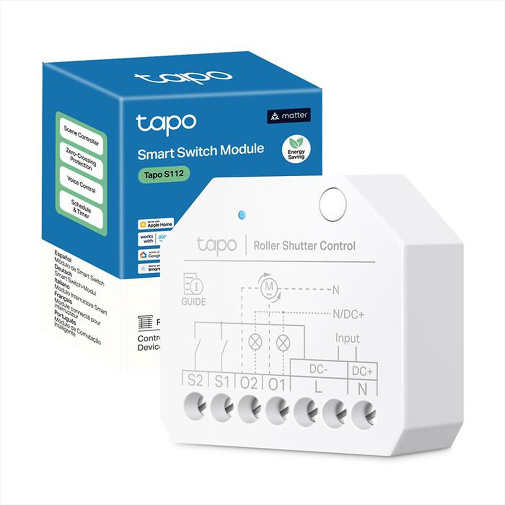 Immagine del prodotto TP-LINK - Modulo relè smart compatto SMART SWITCH MODULE-Bianco