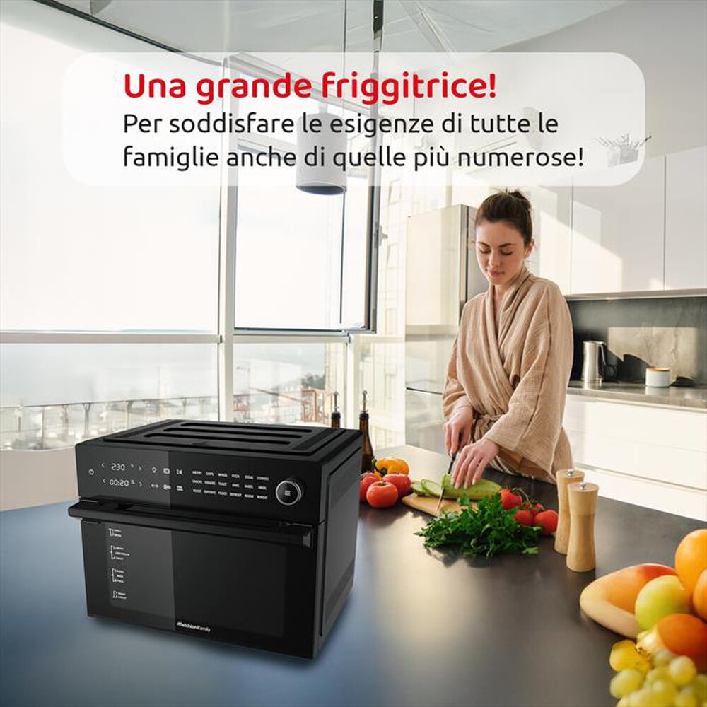"MELCHIONI FAMILY - Friggitrice ad aria BENEDETTA-nero"