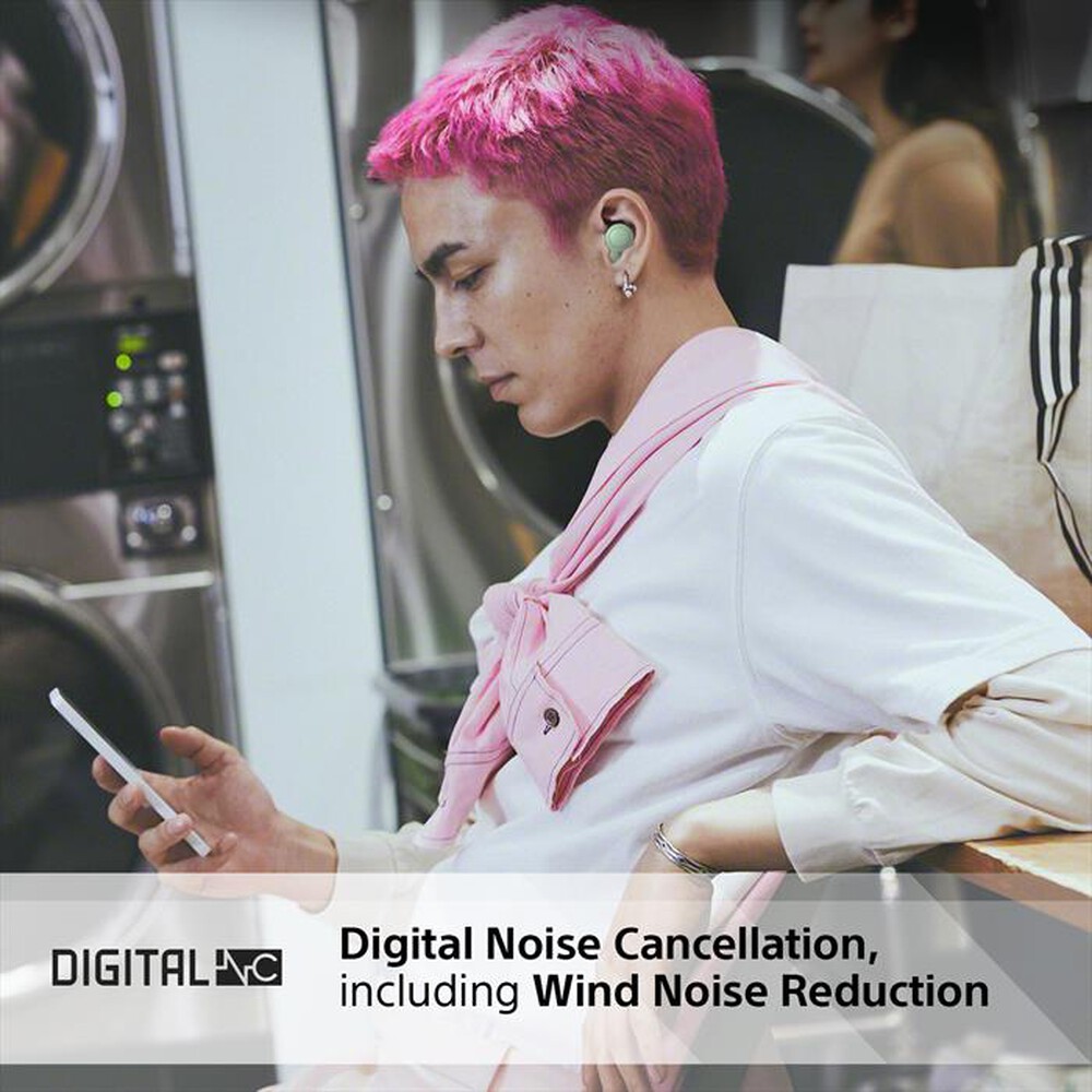"SONY - Auricolari bluetooth WFC700NG.CE7-Verde"