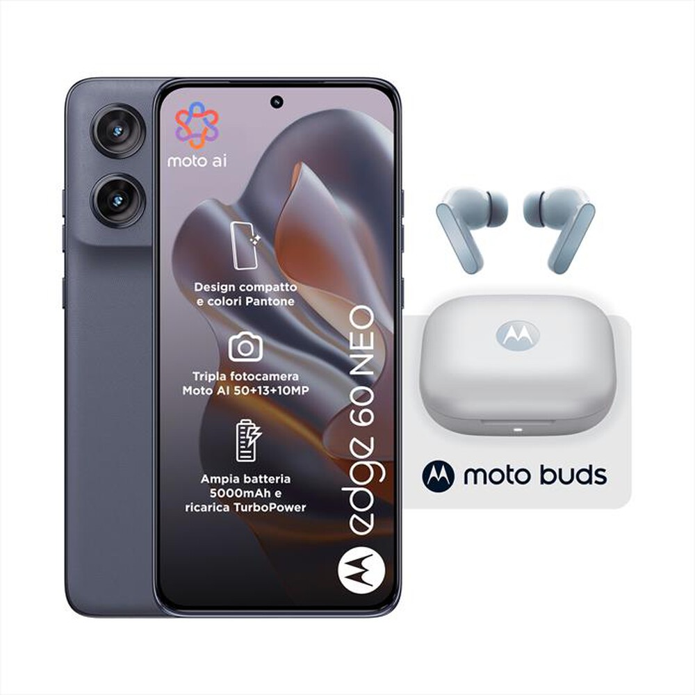 Immagine del prodotto MOTOROLA - Smartphone EDGE 60 NEO + MOTO BUDS-PANTONE Grisaille