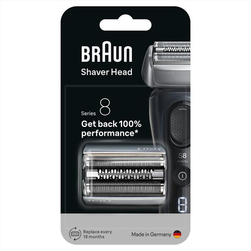 Immagine del prodotto BRAUN - Testina di Ricambio ORIGINALE MALHRREMKP 83M-GRIGIO