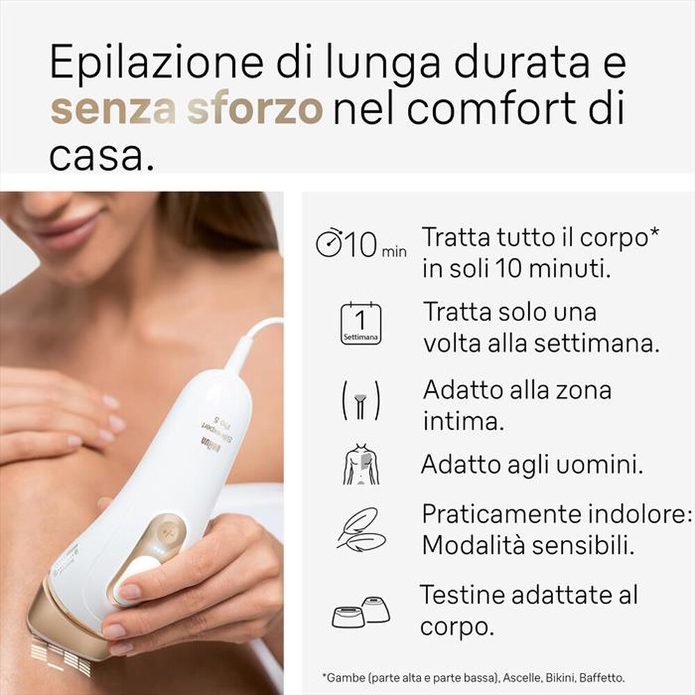 Immagine del prodotto BRAUN - Epilatore a luce pulsata PL5052
