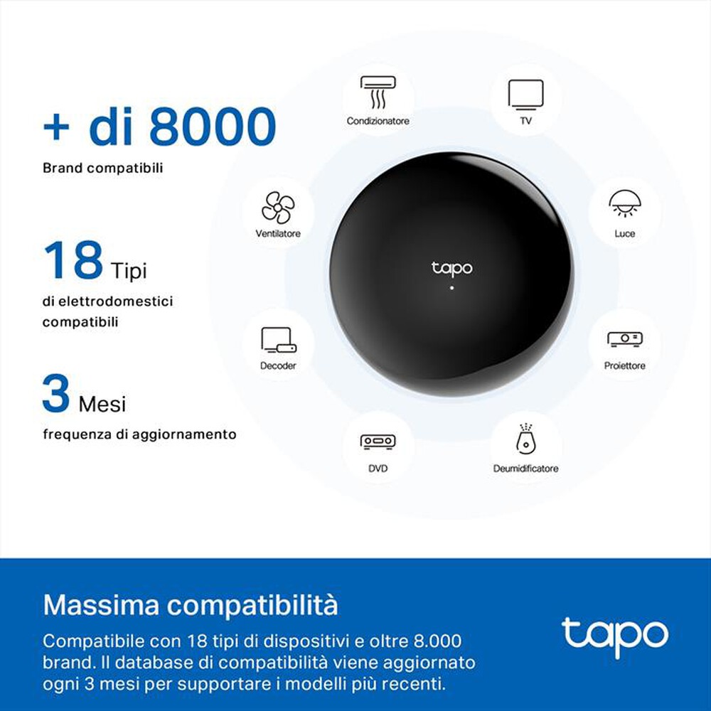 Immagine del prodotto TP-LINK - Smart Hub SMART IR & IOT HUB-Nero