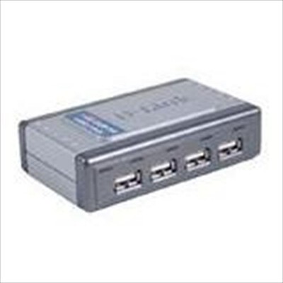 D-LINK - D-Link DUB H4 - Hub - 4 porte - Hi-Speed USB - est