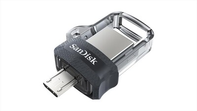 SANDISK - SANDISK ULTRA DUAL M3.0 USB FLASH DRIVE 64GB - 