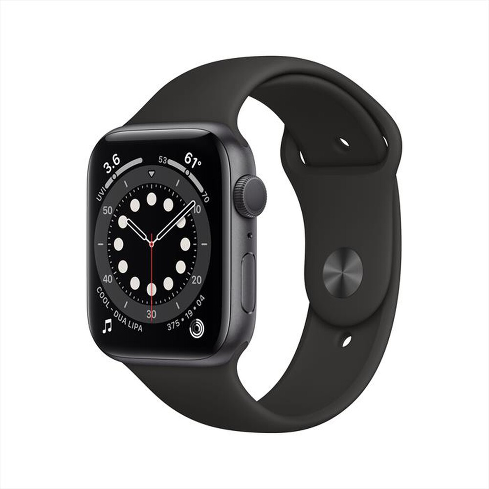 Immagine del prodotto APPLE - Watch Series 6 GPS 44mm Alluminio Space Grey-Cinturino Sport Nero
