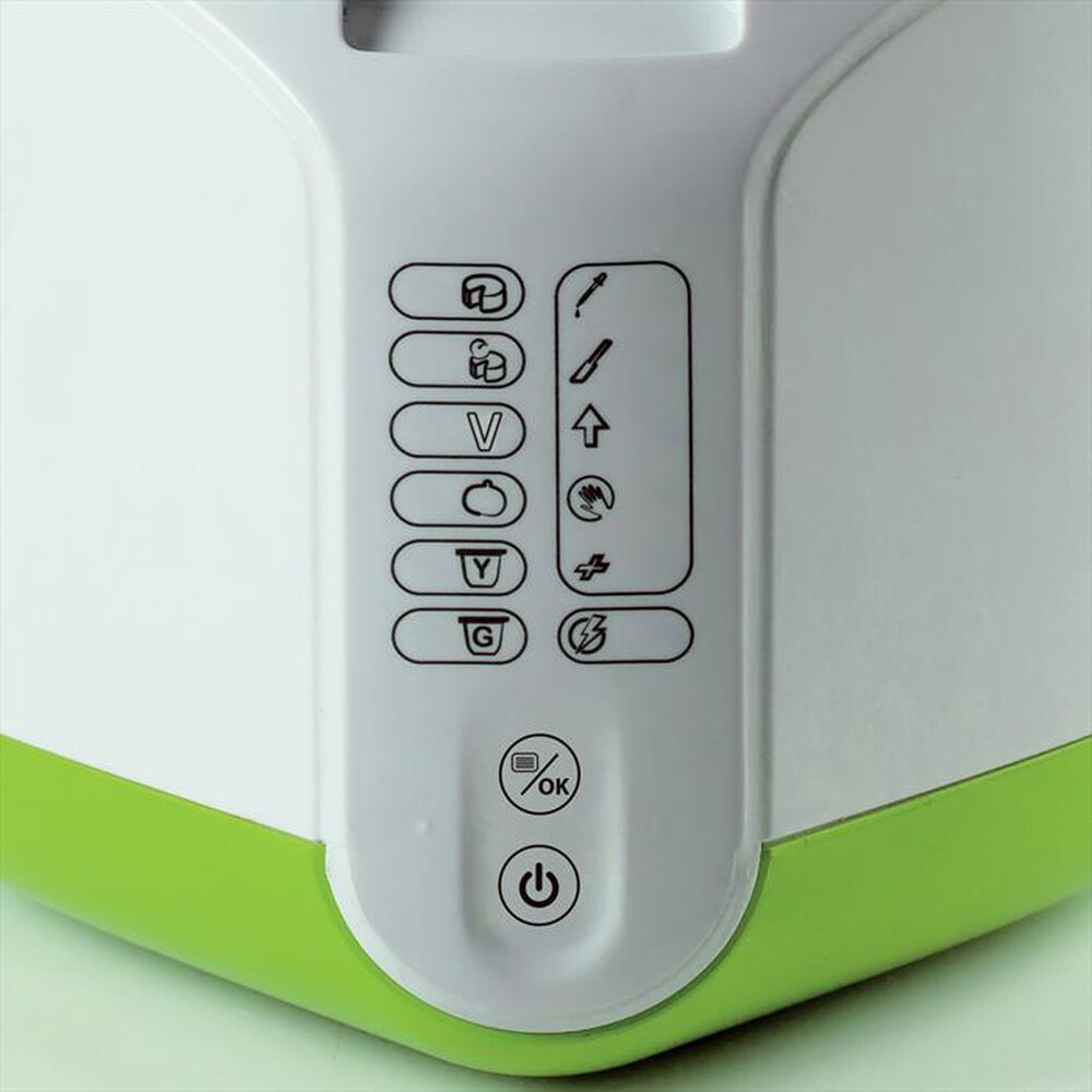 "ARIETE - Macchina per yogurt e formaggi 615-Verde, Bianco"