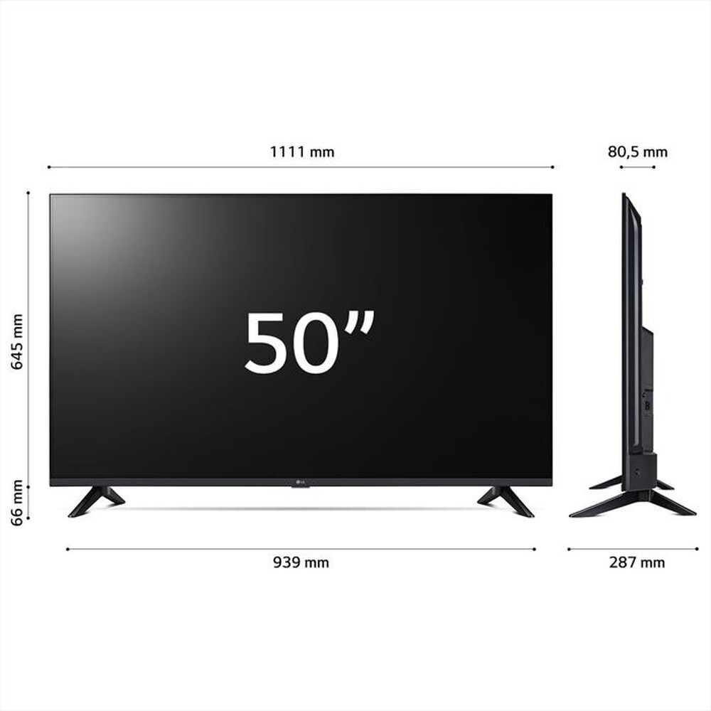 "LG - Smart TV LED UHD 4K 50\" 50UR73006LA.APIQ-Nero"