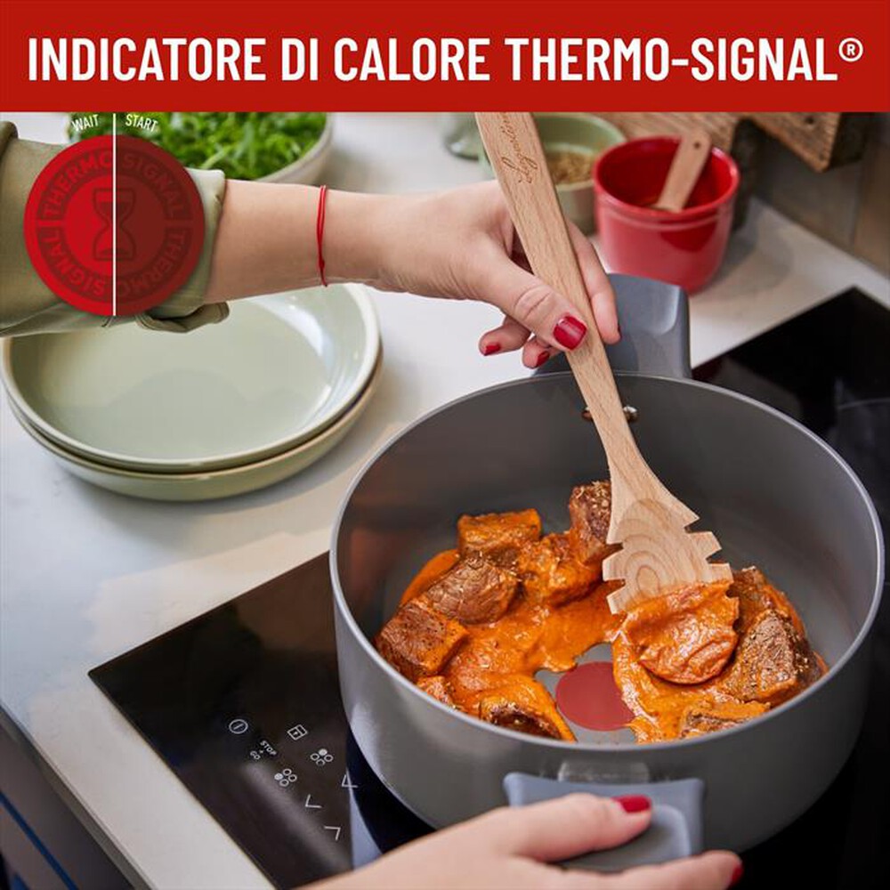 Immagine del prodotto LAGOSTINA - Risorsa Casseruola bassa 2 maniglie cm 26-Grigio