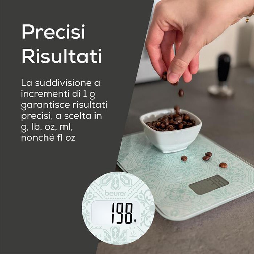 Immagine del prodotto BEURER - Bilancia da cucina KS 19 VINTAGE-Bianco e azzurro