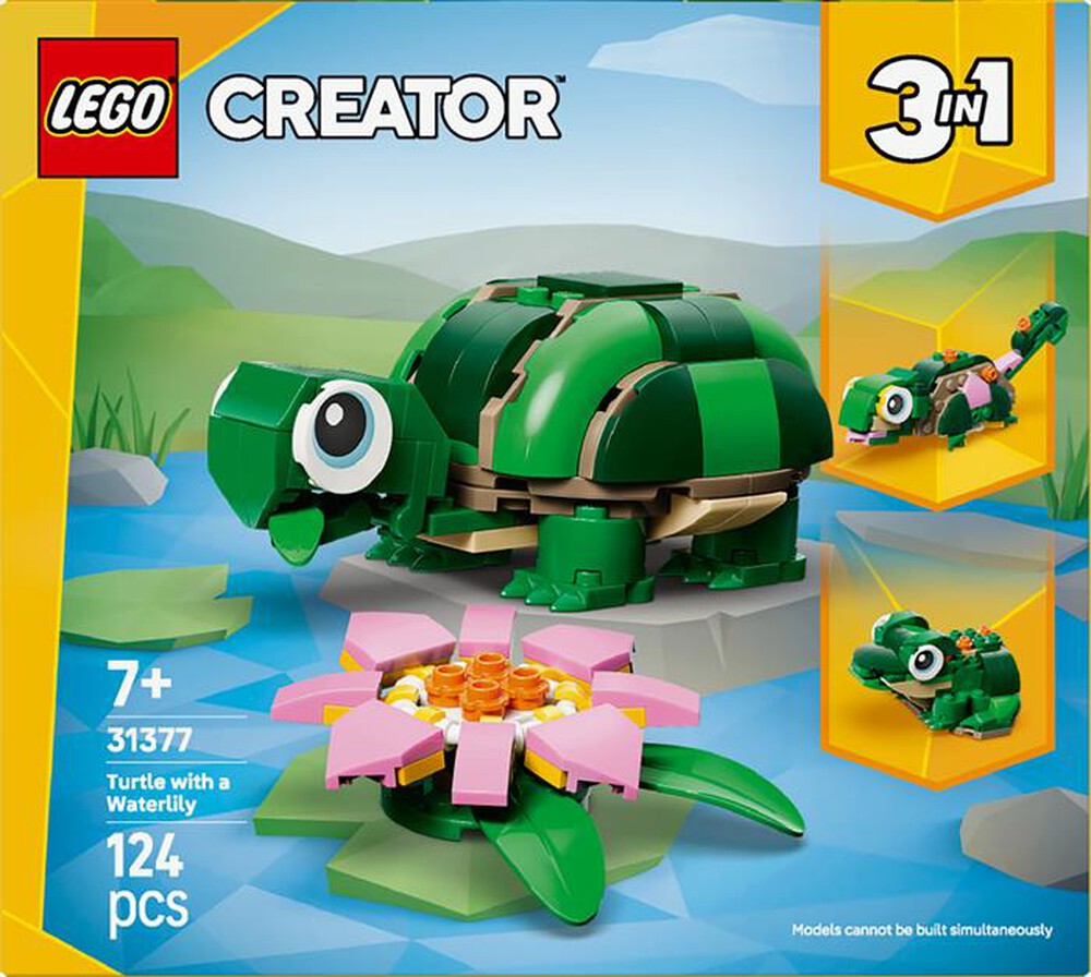 Immagine del prodotto LEGO - CREATOR 3IN1 Tartaruga con fiore di ninfea - 31377