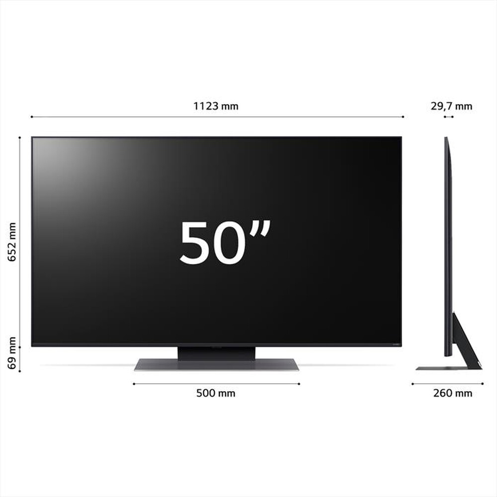 "LG - Smart TV QNED Serie 86 UHD 4K 50\" 50QNED86T6A-Blu"