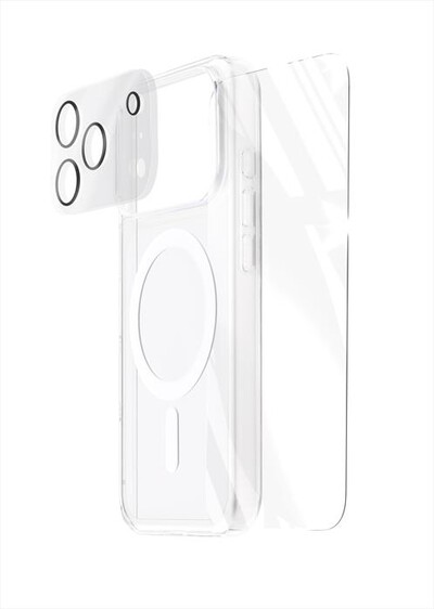 CELLULARLINE - 360 DEFENCE KIT per iPhone 18 Pro-Trasparente