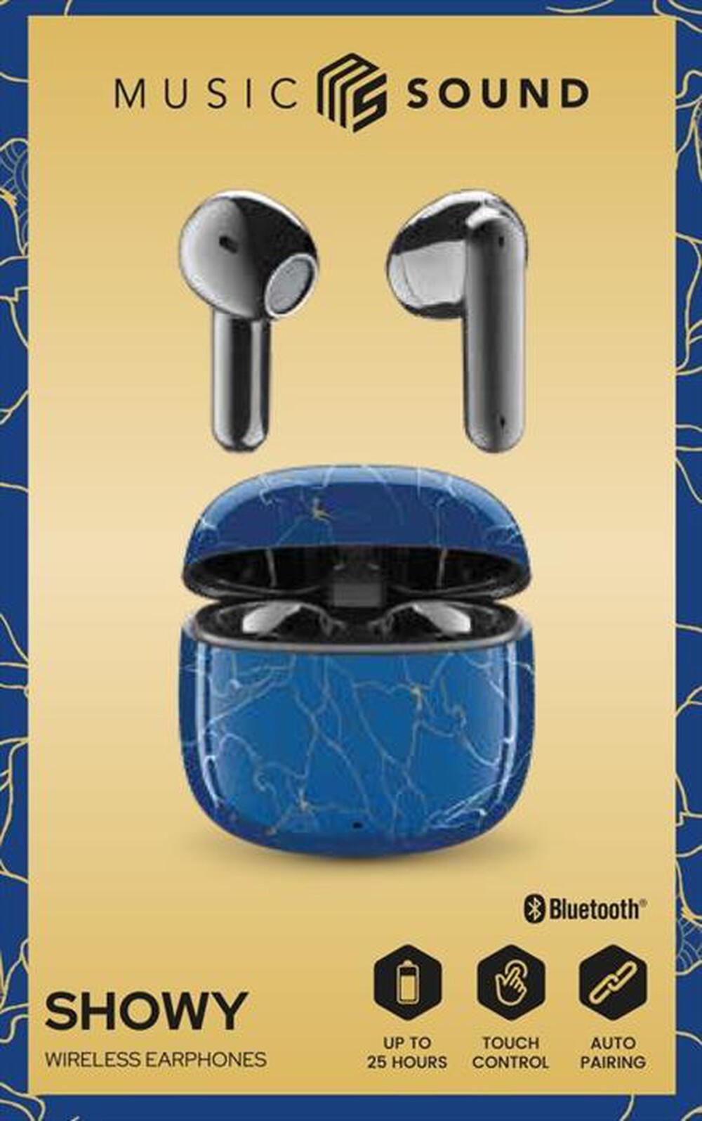 Immagine del prodotto CELLULARLINE - Auricolare bluetooth SHOWY-Blu