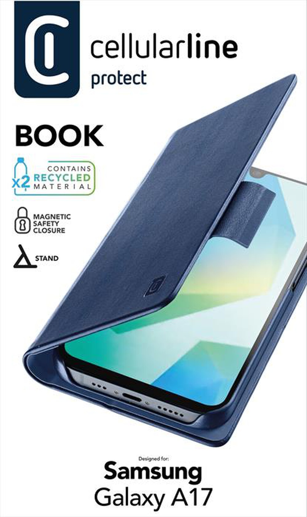 Immagine del prodotto CELLULARLINE - BOOK - GALAXY A17 CUSTODIA A LIBRO-Blu