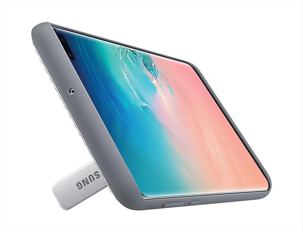 Immagine del prodotto SAMSUNG - PROTECTIVE STANDING COVER SILVER GALAXY S10+-ARGENTO