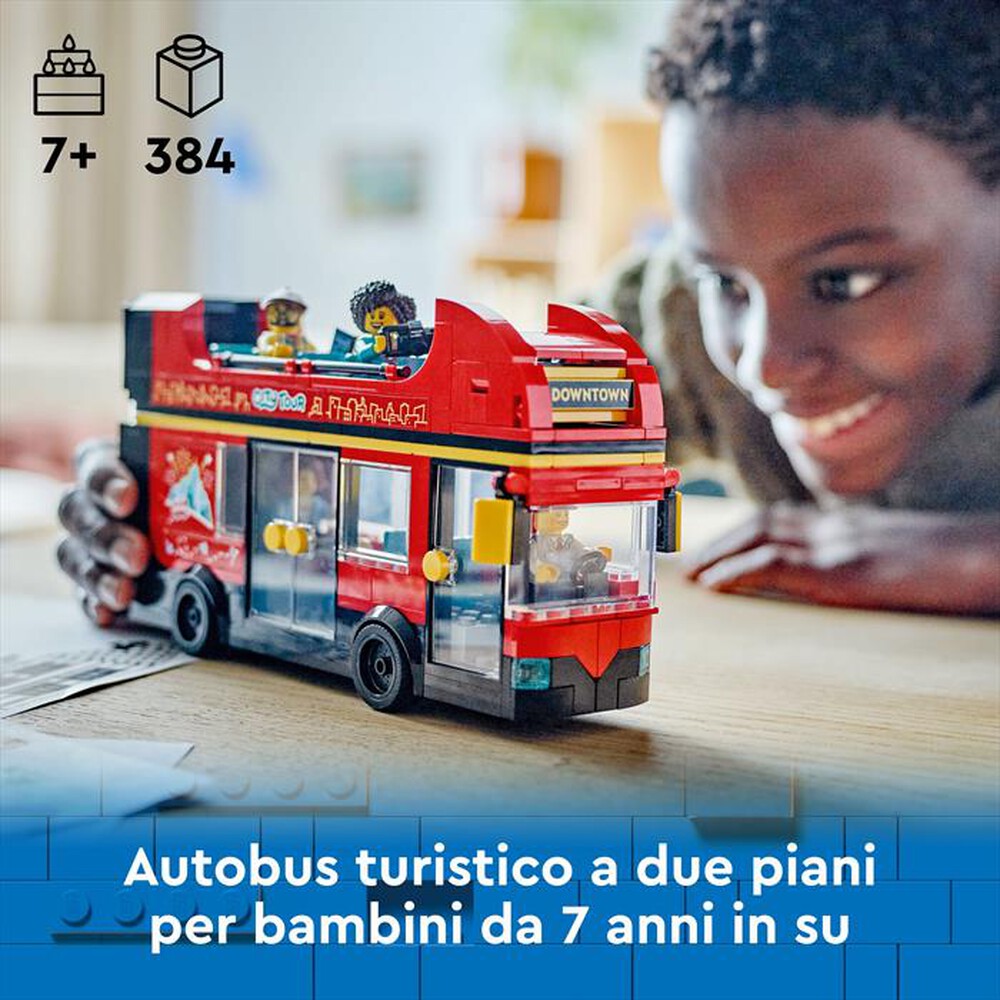 Immagine del prodotto LEGO - CITY Autobus turistico rosso a due piani 60407