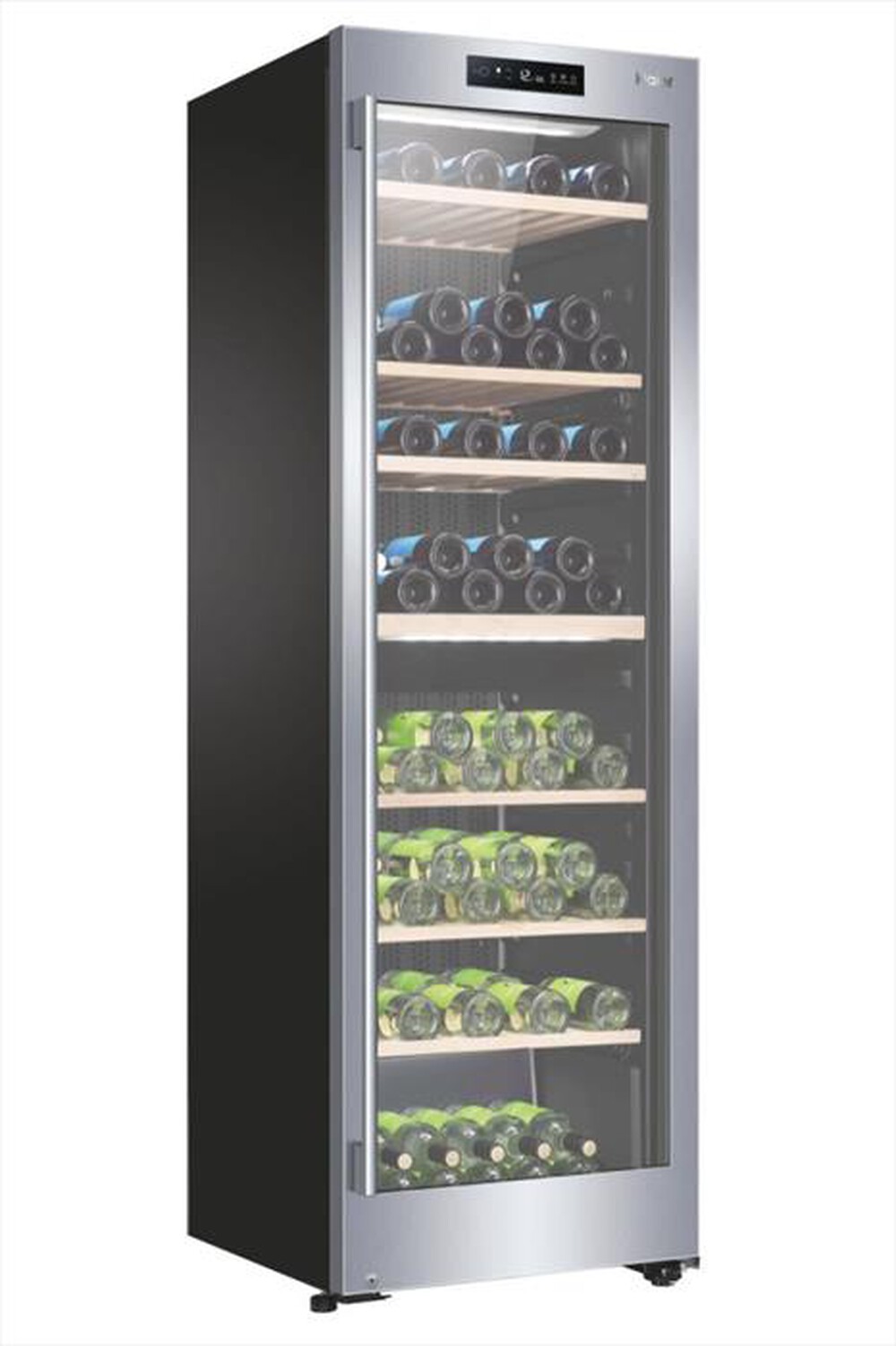 "HAIER - Cantinetta WS137GDNFI Classe F 137 bottiglie-Nero"