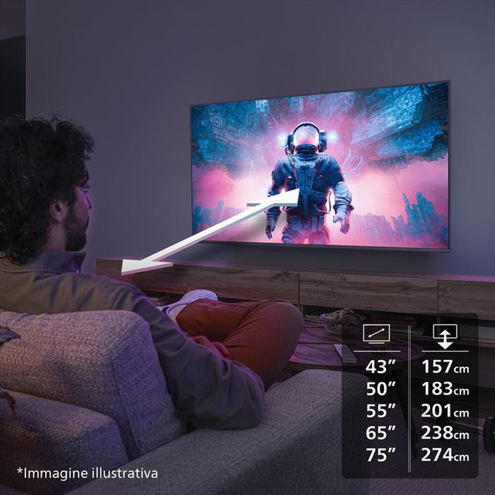 Immagine del prodotto PHILIPS - Smart TV QLED 4K 50" 50PUS7810-Black
