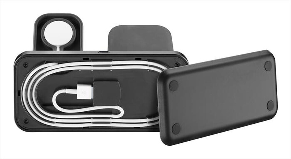 Immagine del prodotto CELLULARLINE - Trio wireless charger WIRELESS3IN1IPHK-Nero
